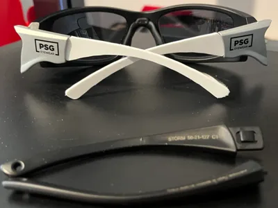 PRS Prescription safety glasses frame temple arms