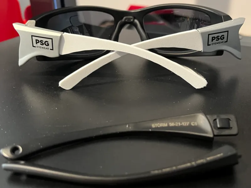 PRS Prescription safety glasses frame temple arms