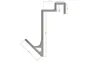 Door width 43mm, notch 15mm