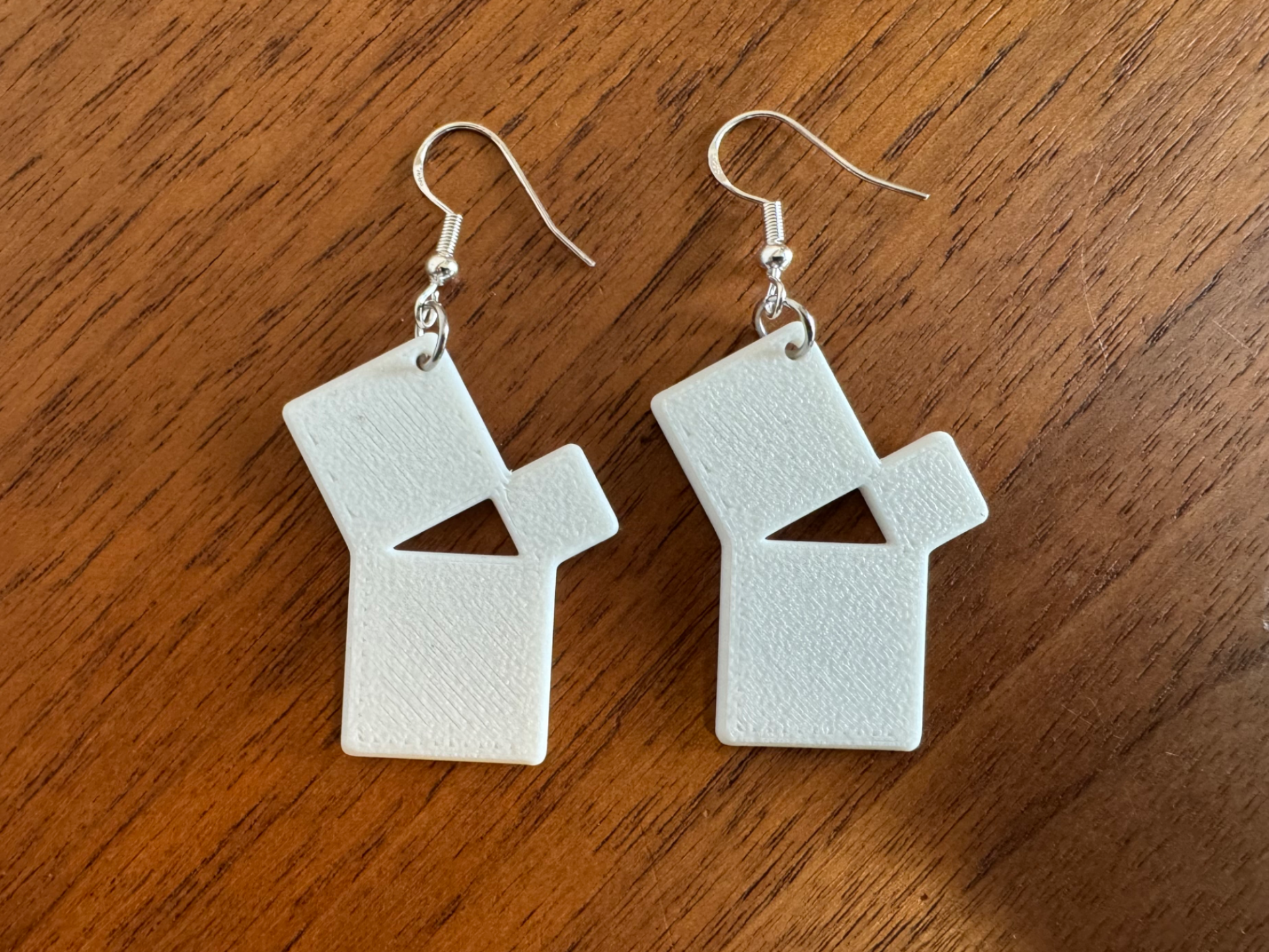 Pythagorean Theorem earrings, math jewelry