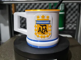 Mate chop seleccion argentina polimero escalonado 