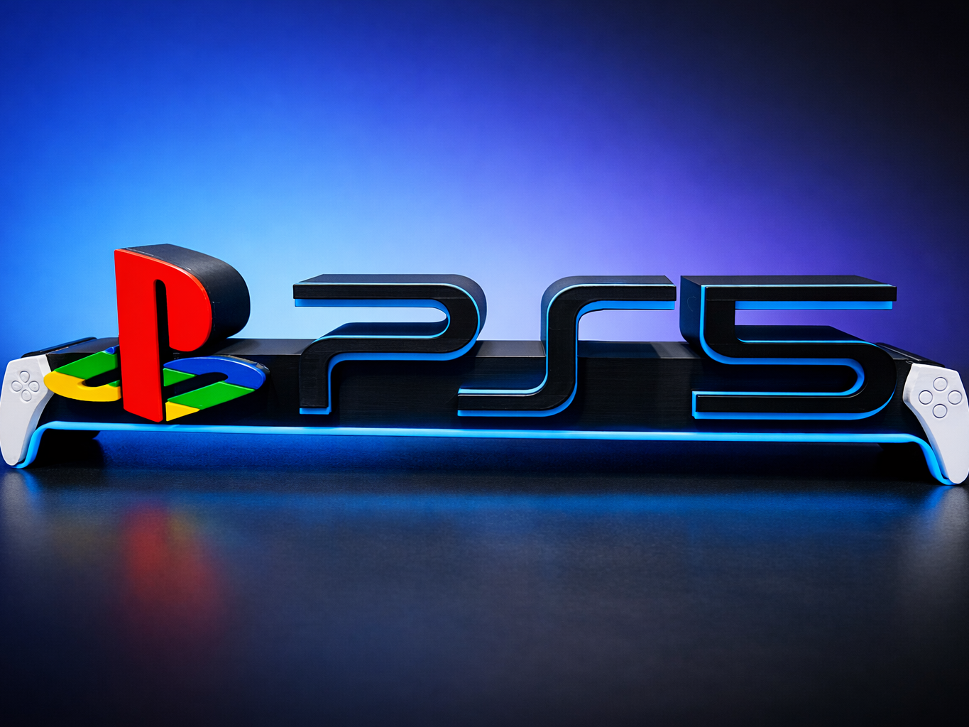 PS5 Logo Sign — PS5 Controller Display Stand