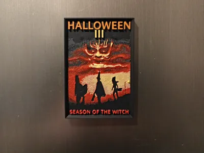 Halloween 3 III movie poster fridge magnet