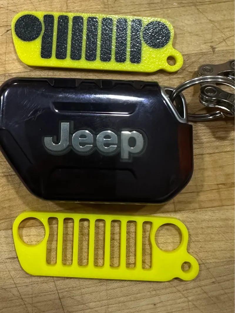 Jeep Wrangler - Gladiator Grill Keychain - JL JT