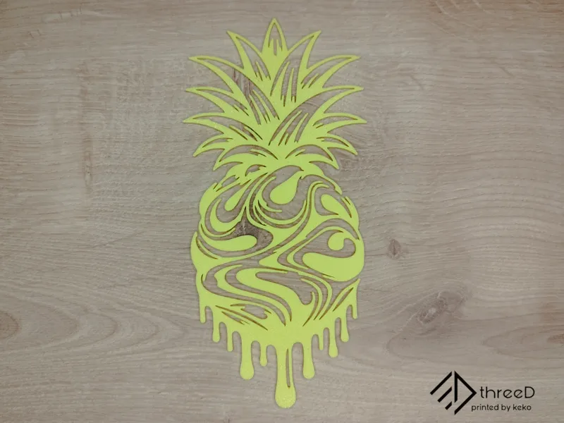 Pineapple Wall Art | 2D Wall Decor