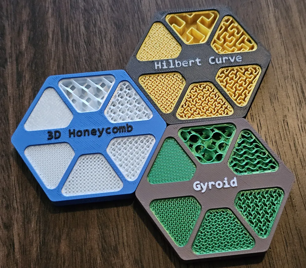 Bambu Studio Infill Density Comparison Display - Free 3D Print Model ...