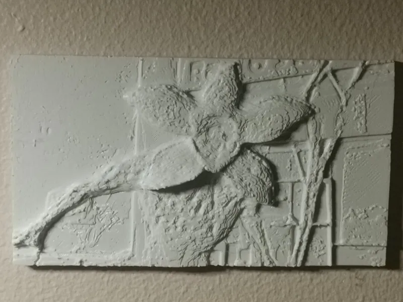 Demogorgon Relief sculpture