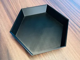 Polygon shaped bowl for keys, etc. -  a1-mini