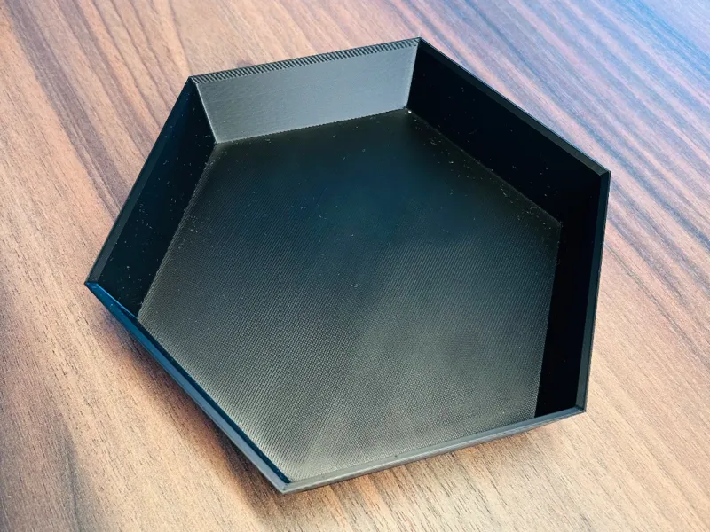 Polygon shaped bowl for keys, etc. -  a1-mini