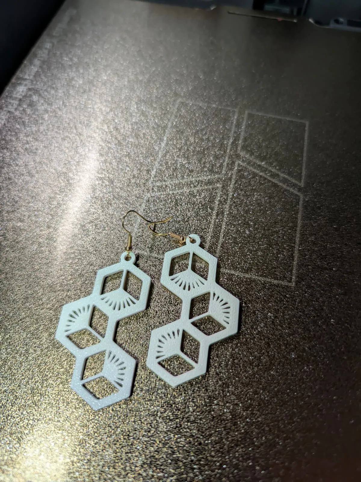 Elegant Earrings - Quick Gift & Print - Model #03 view 2
