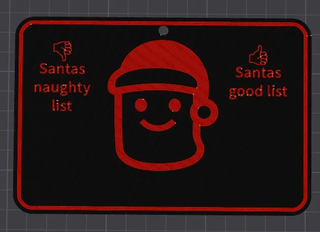 Santa sign