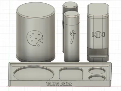 Cookies, Candies and Mouth Freshener Storage 