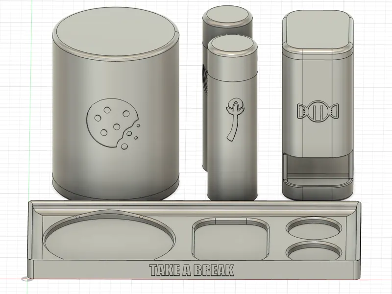 Cookies, Candies and Mouth Freshener Storage 