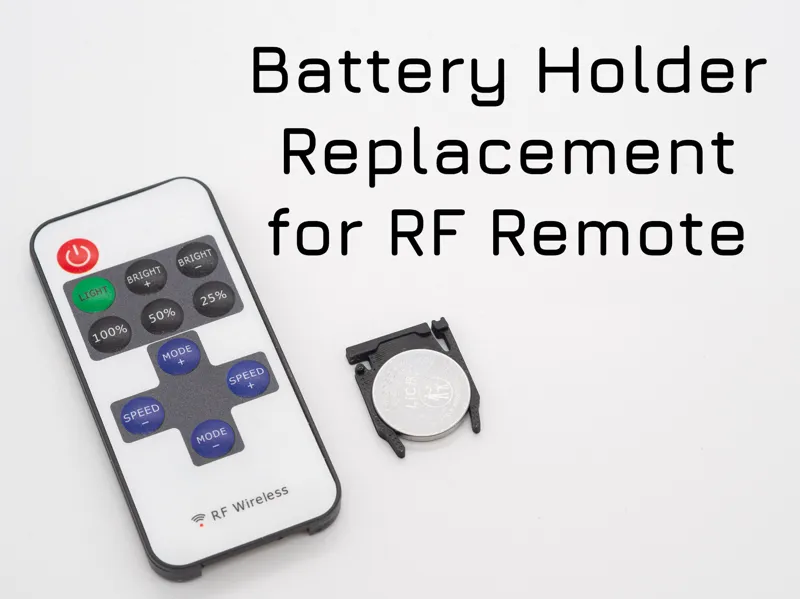 Battery Holder Replacement for LED RF Remote