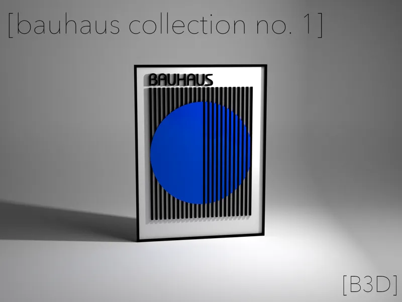 [bauhaus collection no. 1]