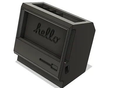 Macintosh Inspired Phone Holder 