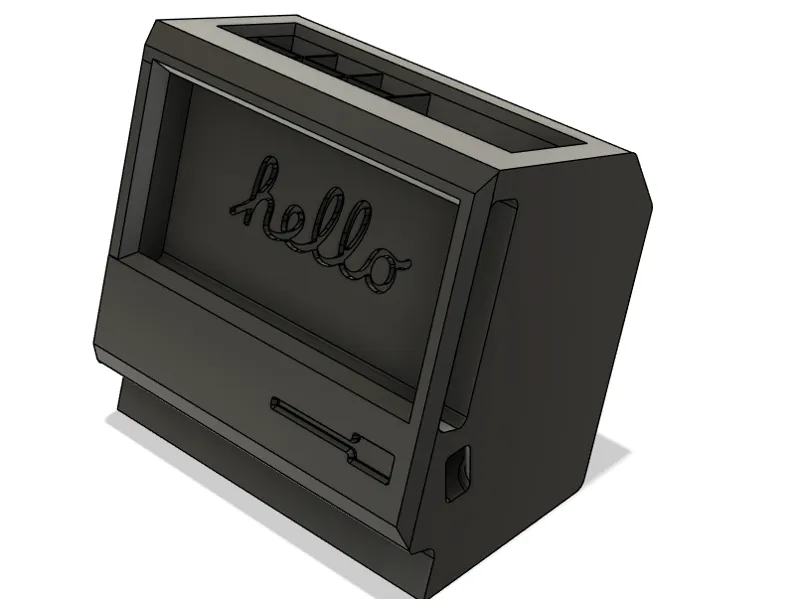 Macintosh Inspired Phone Holder 