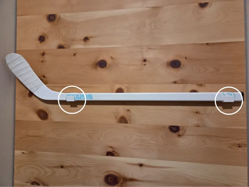 Mini Hockeystick Halterung