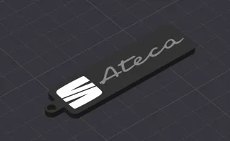Seat Ateca keychain