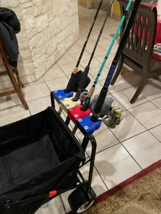 Fishing Rod Holder for Beach Cart (Beau Jardin)