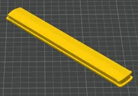 V2 - 8" inch Rail for 8x2mm Round Magnets PETG