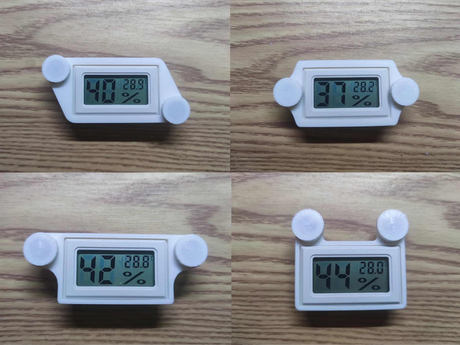Miniatura 1 do modelo 3D 干燥箱磁吸温湿度计支架（免胶水）