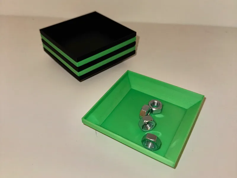 Trays for small parts
