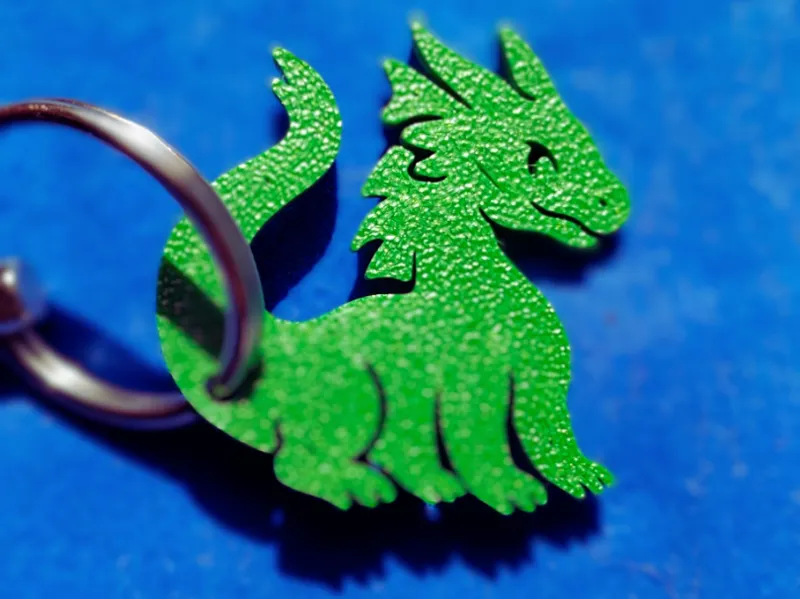 Simple Dragon Keychain