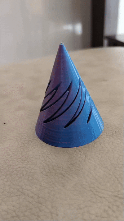 Passthrough fidget cone (ONLY 20 GRAMS)