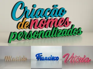 Nomes Decorativos Personalizados