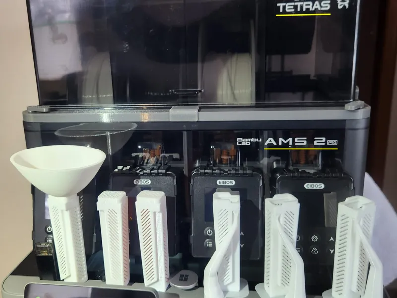 AMS 2 Pro EIBOS Tetras Desiccant Containers+Funnel