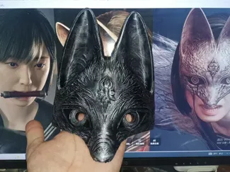 寂静岭F可穿戴的狐狸面具SILENT HILL f