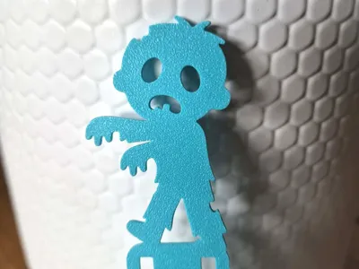 Cute zombie bookmark
