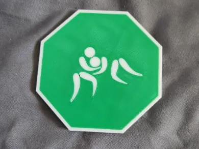 Wrestling Referee Flip Discs