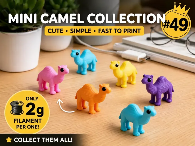 Mini Camel Fidget - Micro Zoo