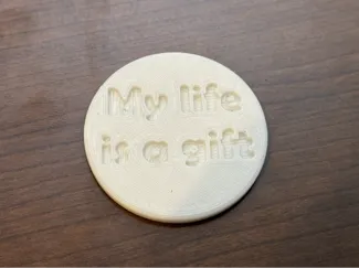 Jesus - My life is a gift - Coin