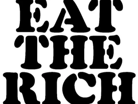 EAT THE RICH (Stencil)
