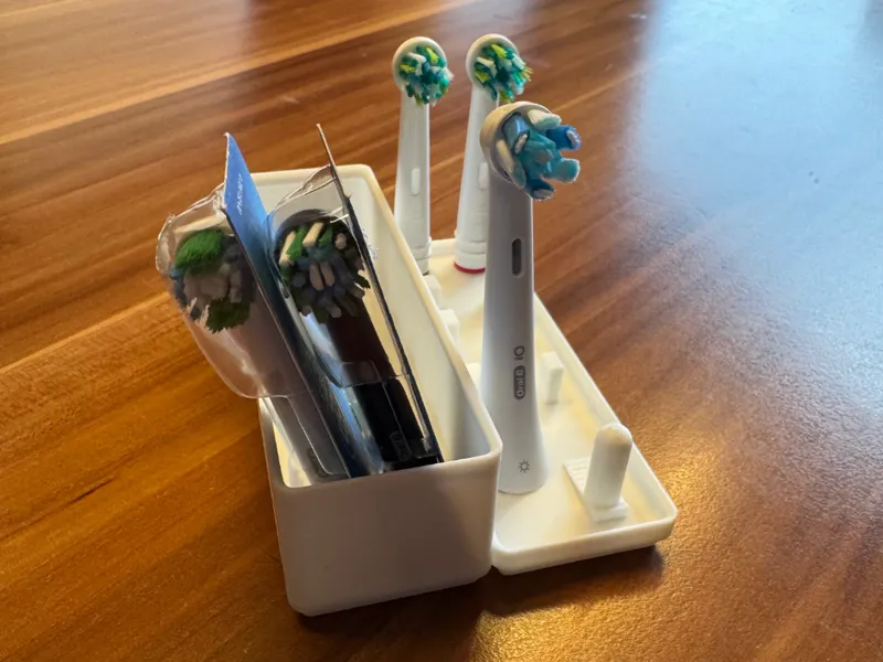 Toothbrush-Halter Zahnbürstenkopf - Gridfinity 3x2