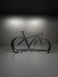 Sculpture vélo minimaliste — photo 3