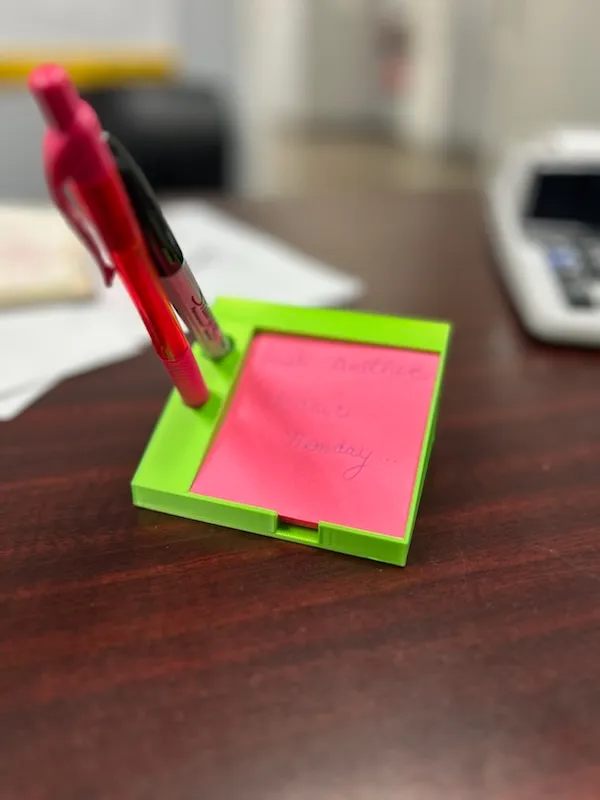 post it and pen/marker holder