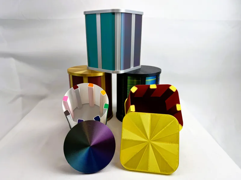 Box + lid, custom multicolor w/o AMS, EZ to scale