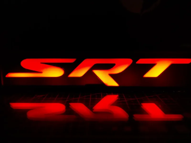 Dodge Challenger SRT LED lightbox