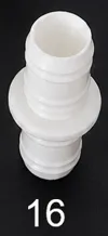 Tube-to-Tube connector Ø16 mm (Ø Internal diameter of tube to be connected)