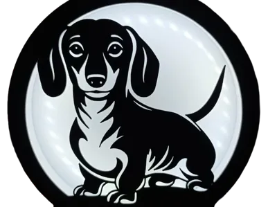 Dachshund LED Lamp