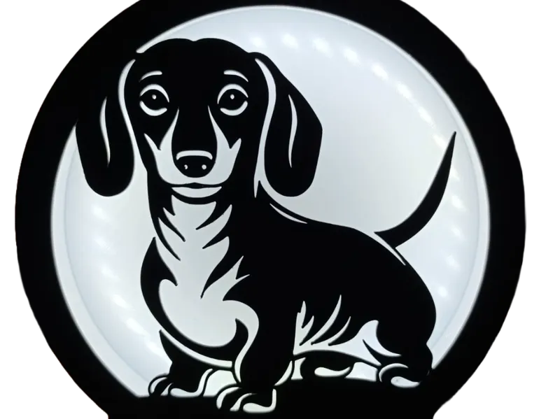 Dachshund Led Lamp/ Lampara led Perro salchicha