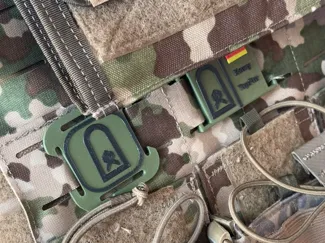 MOLLE Dienstgrad Rank Clips /  Heer / Marine