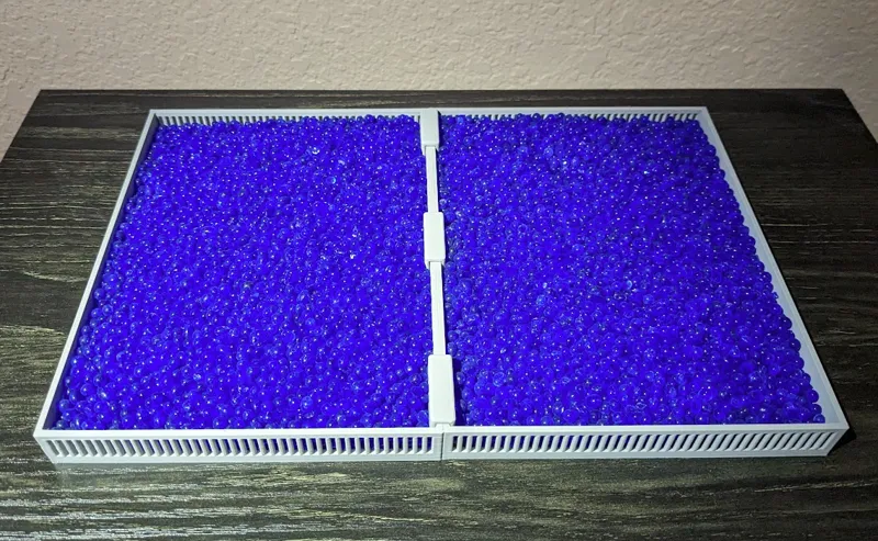 Double Desiccant Tray with Clips