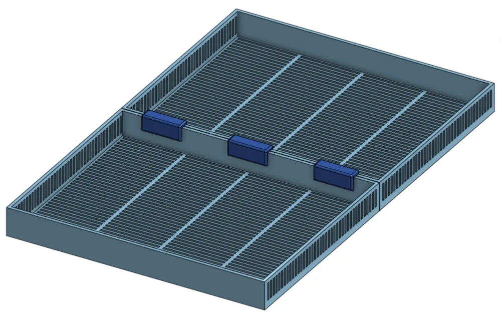 Double Desiccant Tray with Clips by anndrewww MakerWorld