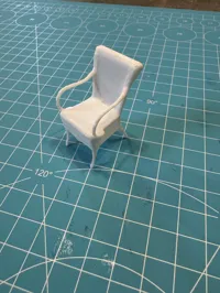 Chair simplified - 0.2mm nozzle, 0.08mm layer, 100% infill