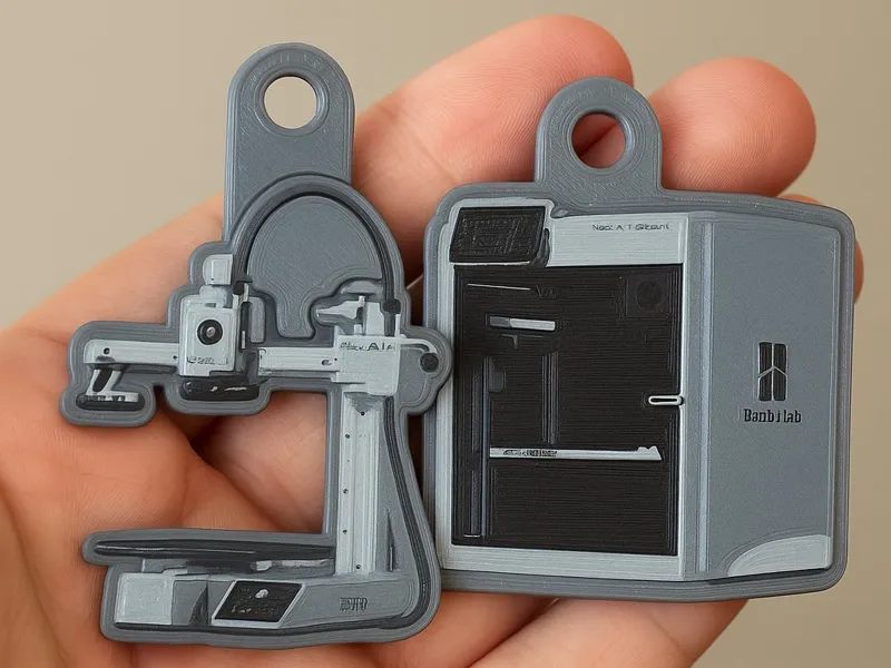 Keychain of every Bambulab 3D printer & AMS (+P2S)